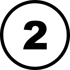Number Two icon PNG and SVG Vector Free Download